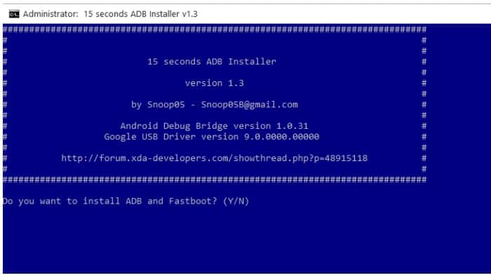 Cómo descargar e instalar ADB y Fastboot en Windows 10