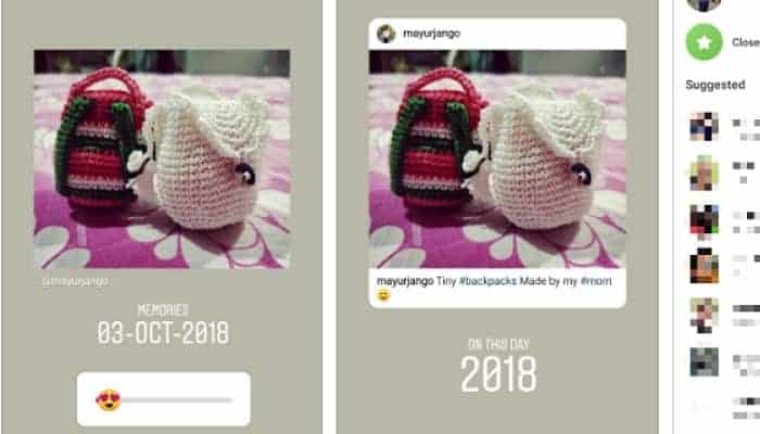 Cómo publicar recuerdos en la historia de Instagram