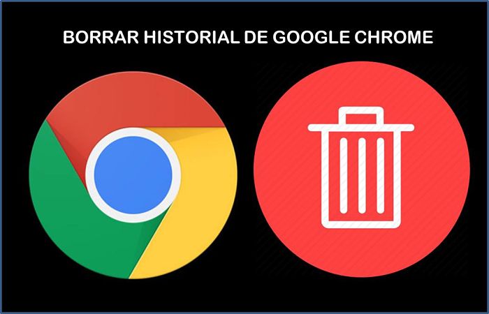 borrar historial de Google Chrome