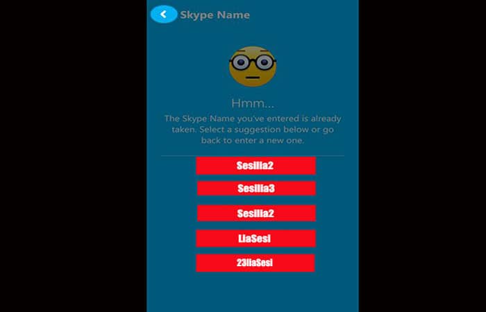 Registrarse en Skype