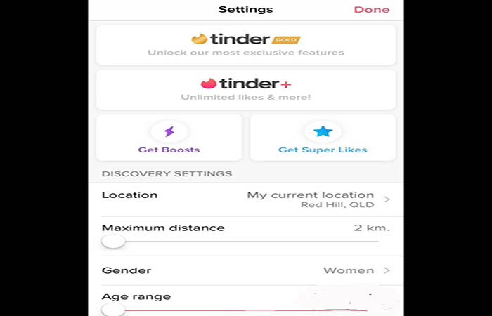 Cómo buscar usuarios en Tinder