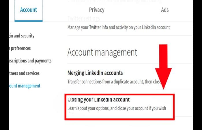 Cómo eliminar tu cuenta de Linkedin