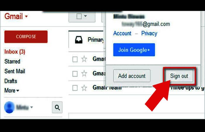 Cómo Cerrar Sesión En Gmail