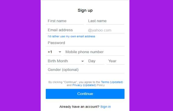 Cómo Registrarte En Yahoo