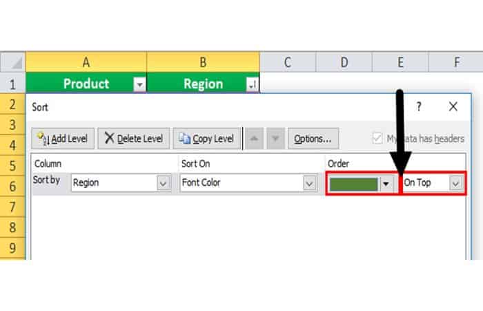 ¿Cómo ordenar datos en Excel por color?