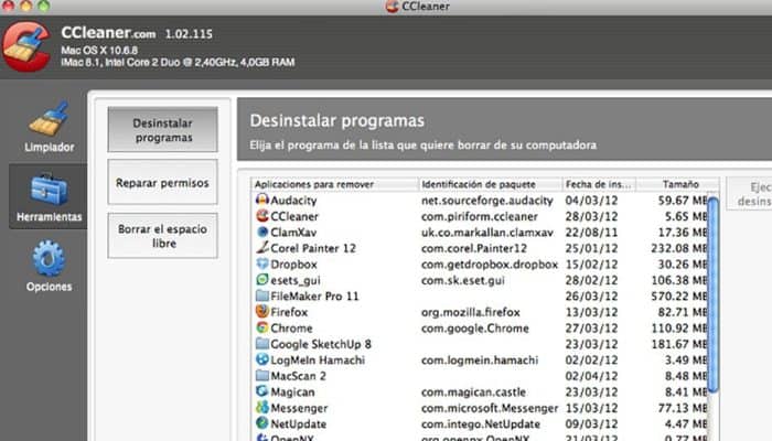 CCleaner (Windows / macOS)