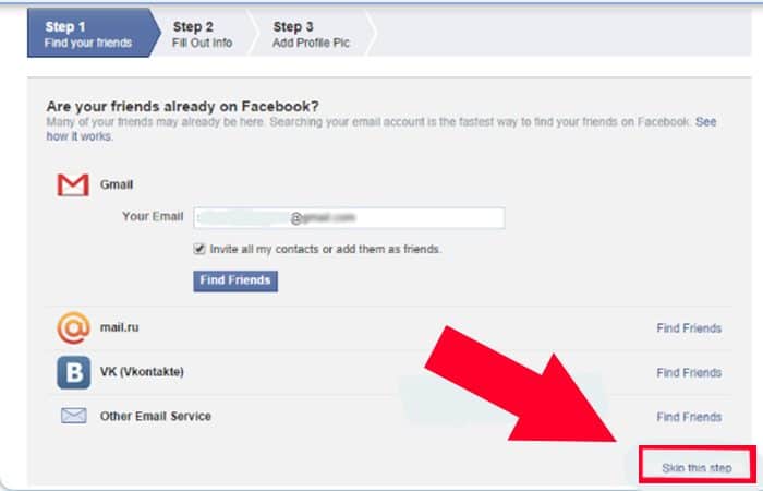 Cómo registrarse en Facebook