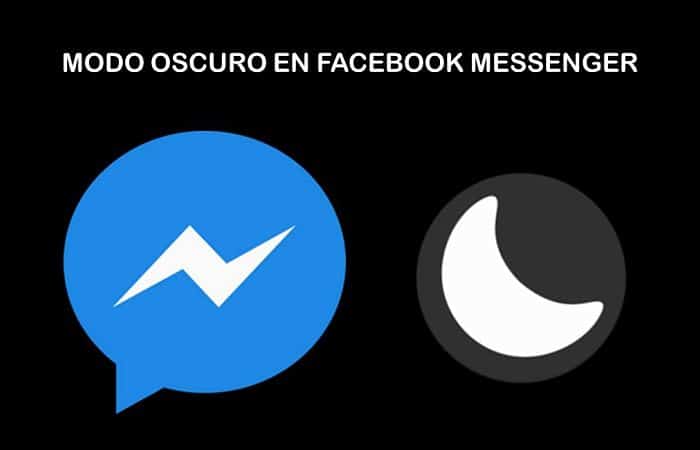 modo oscuro en Facebook Messenger