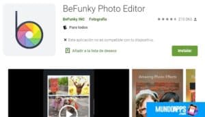 Editor de fotos Befunky