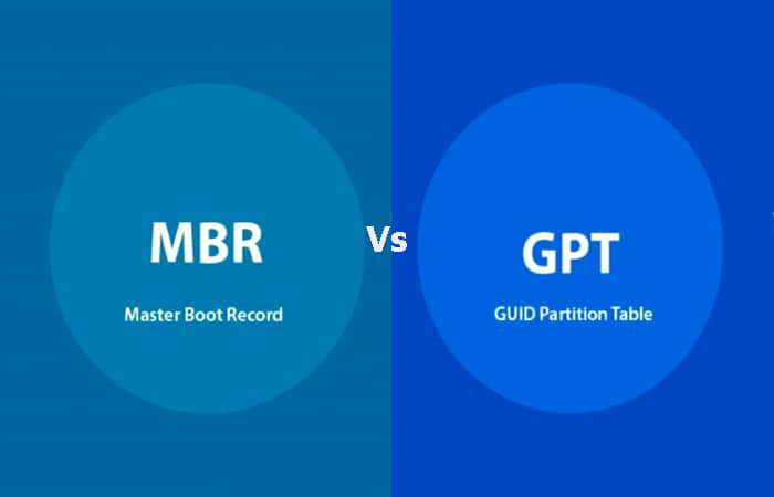 diferencia entre MBR y GPT