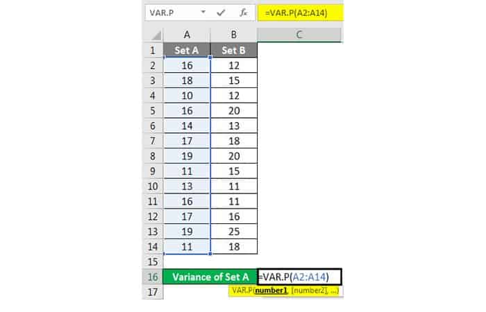 ¿Cómo sacar la varianza en Excel? 17