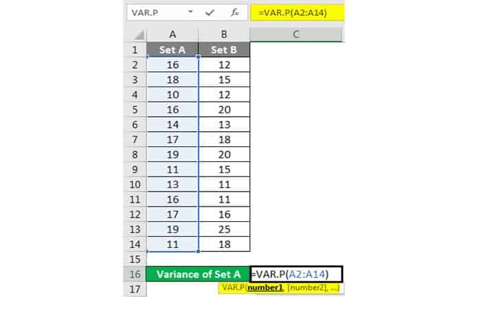 ¿Cómo sacar la varianza en Excel? 18