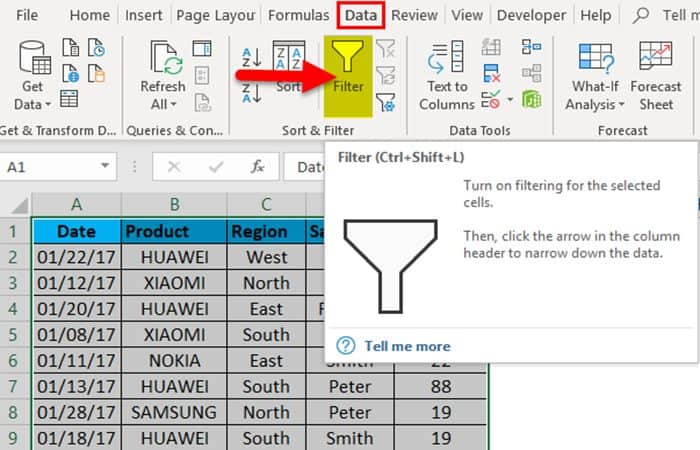 Cómo poner filtros en Excel 28