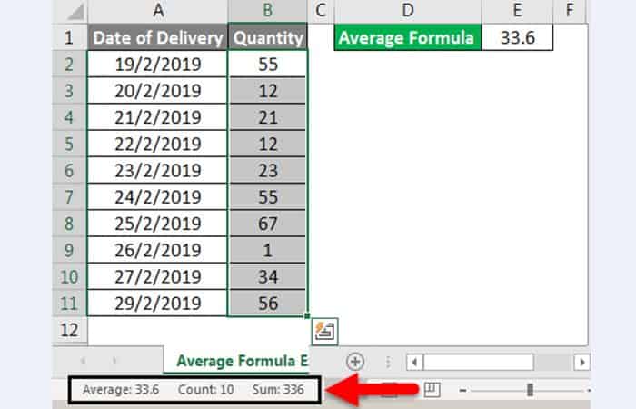 Cómo sacar un promedio en Excel 12