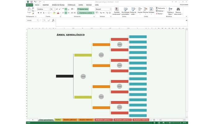 Cómo Hacer un Árbol Genealógico en Excel