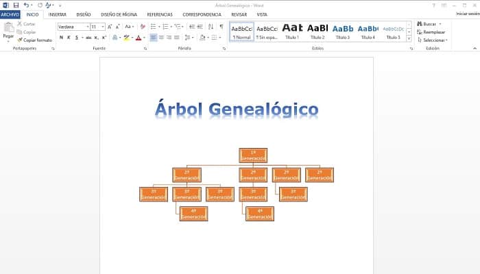 Cómo Hacer un Árbol Genealógico en Word