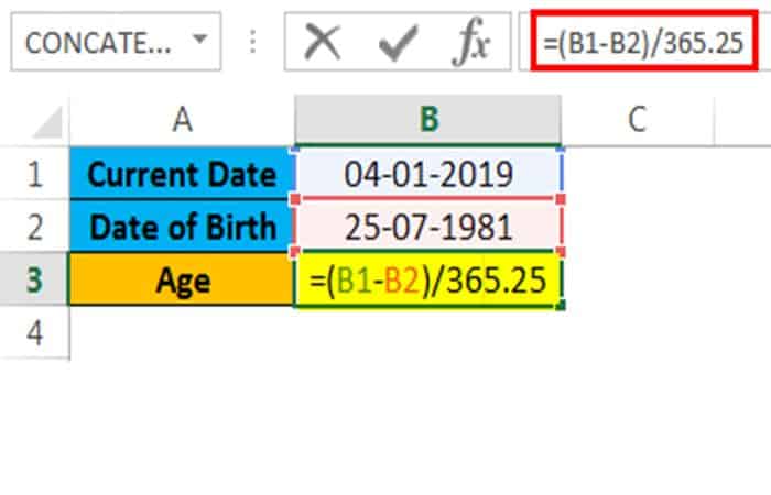 Cómo Sacar Tu Edad En Excel