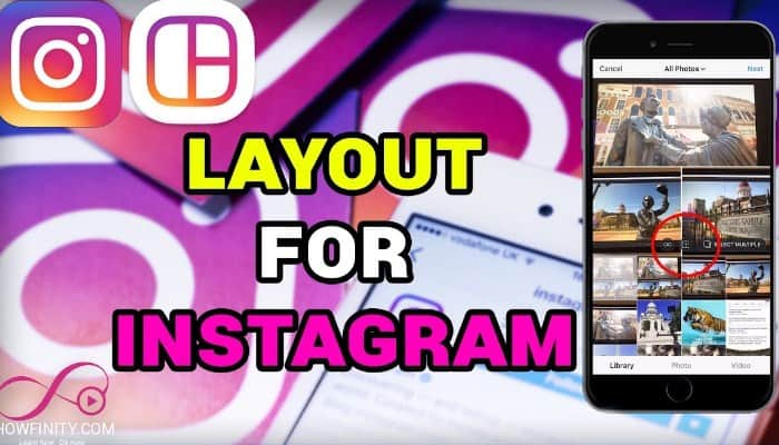 Como usar Layout Instagram
