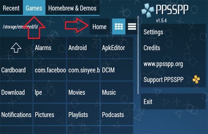 Cómo instalar juegos PPSSPP en Android