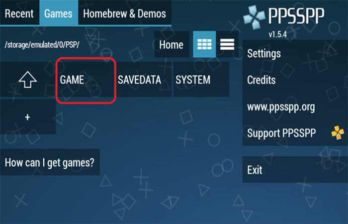 Instalar juegos PPSSPP en Android 