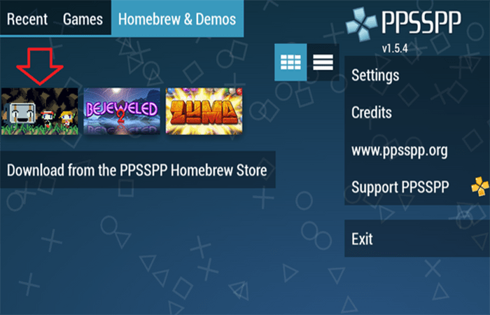 Instalar juegos PPSSPP en Android 