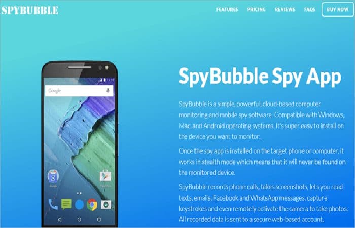SpyBubble Programas Espías Para Móviles Gratis