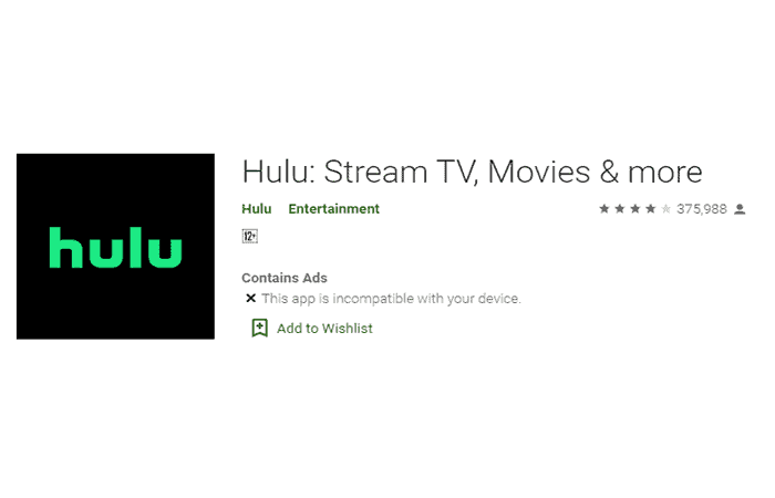 HULU App store