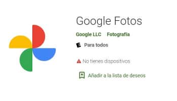 Google Fotos en Android