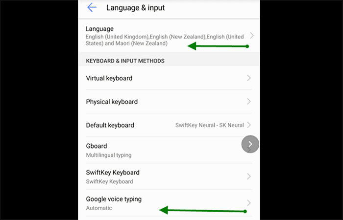 Comando de voz en Android
